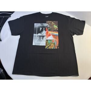 Pink Floyd Graphic T-Shirt Men’s 2XL Black Psychedelic Band Tee
